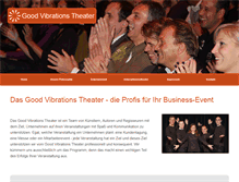 Tablet Screenshot of good-vibrations-theater.de